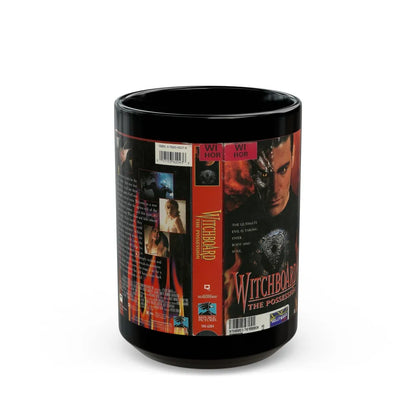 WITCHBOARD THE POSSESSION HOLLYWOOD VIDEO (VHS COVER) - Black Coffee Mug-15oz-Go Mug Yourself