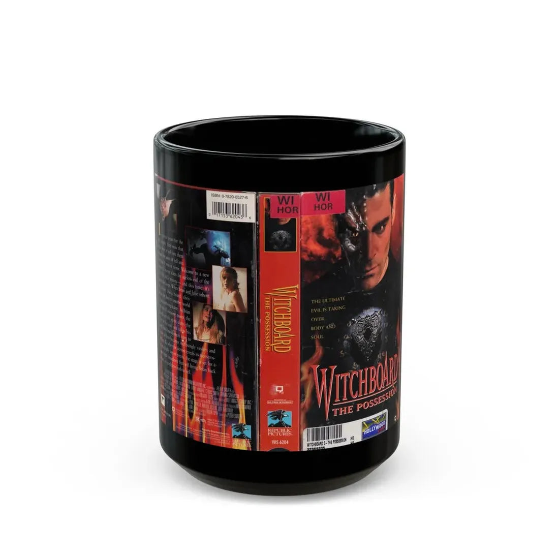 WITCHBOARD THE POSSESSION (VHS COVER) - Black Coffee Mug 15oz - Go Mug Yourself
