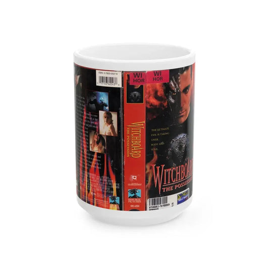 WITCHBOARD THE POSSESSION (VHS COVER) - White Coffee Mug 15oz - Go Mug Yourself