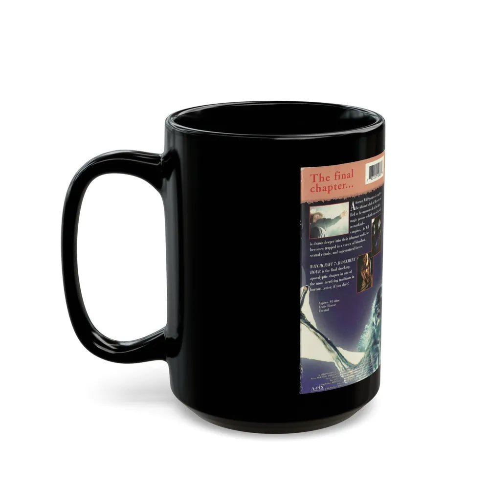 WITCHCRAFT 7 JUDGEMENT HOUR (VHS COVER) - Black Coffee Mug-Go Mug Yourself