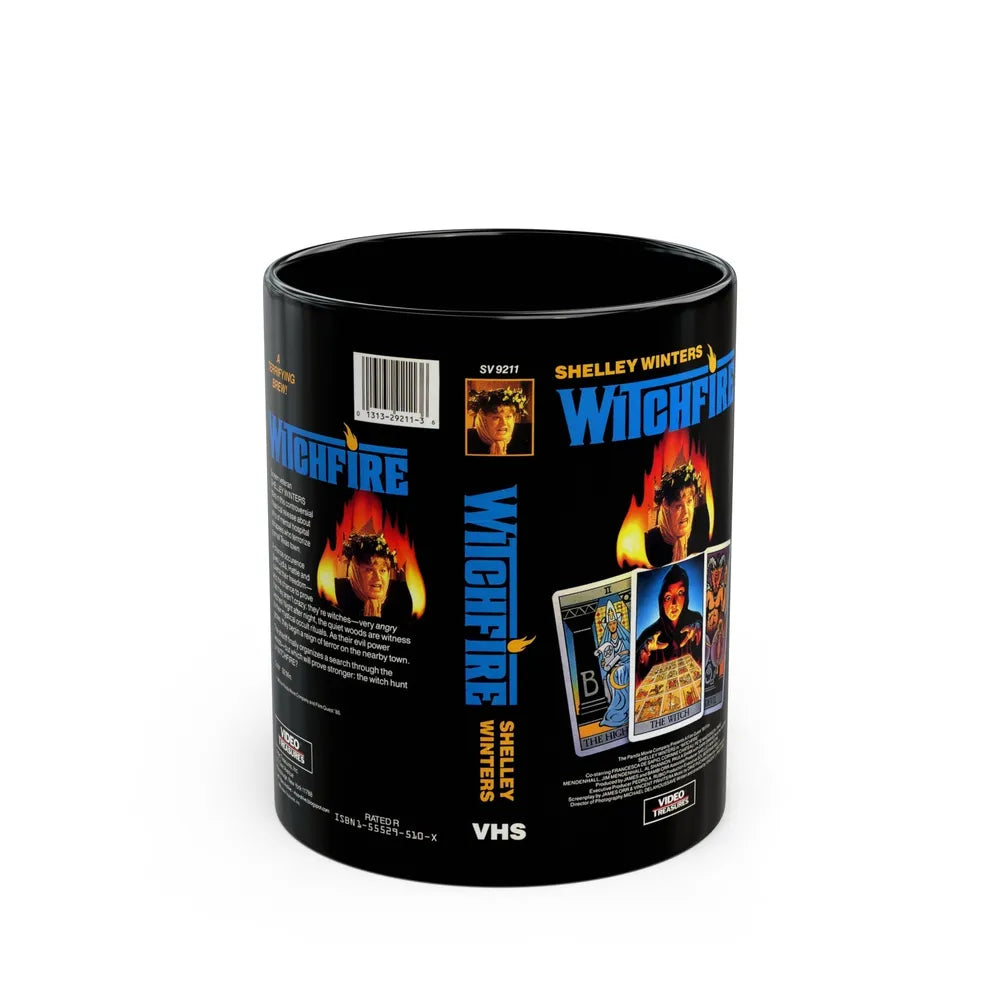 WITCHFIRE (VHS COVER) - Black Coffee Mug-11oz-Go Mug Yourself