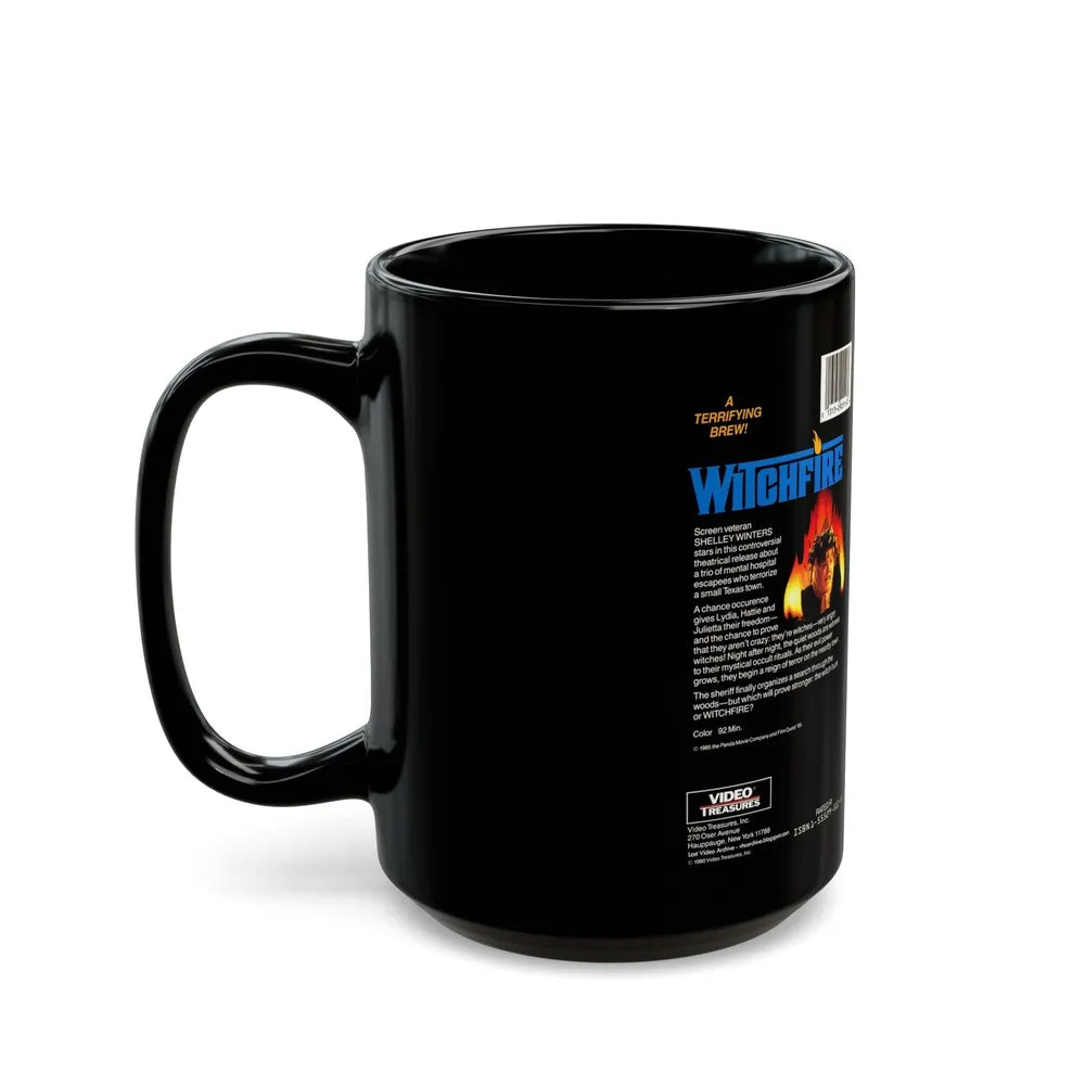 WITCHFIRE (VHS COVER) - Black Coffee Mug-Go Mug Yourself