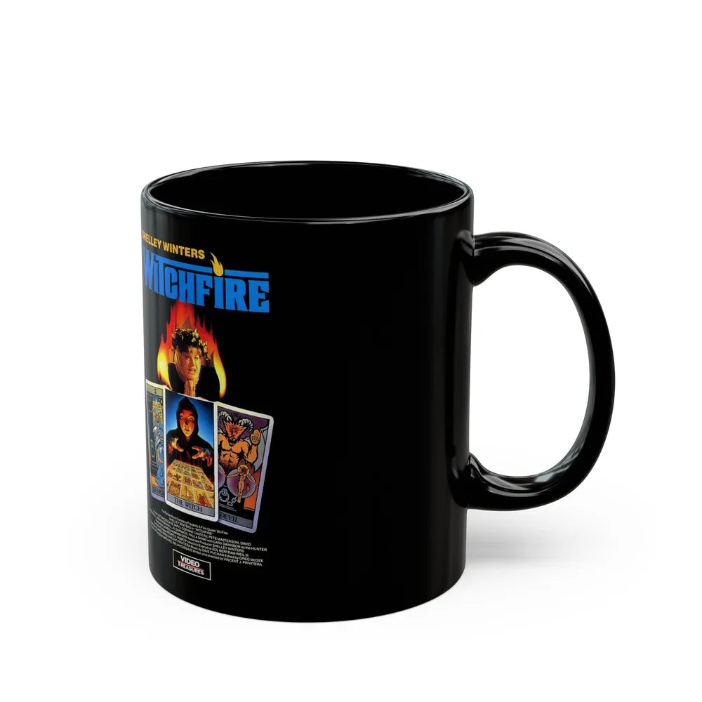 WITCHFIRE (VHS COVER) - Black Coffee Mug-Go Mug Yourself