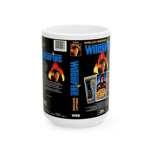 WITCHFIRE (VHS COVER) - White Coffee Mug 15oz - Go Mug Yourself