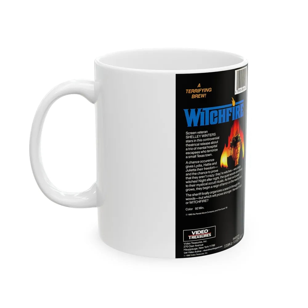 WITCHFIRE (VHS COVER) - White Coffee Mug-Go Mug Yourself