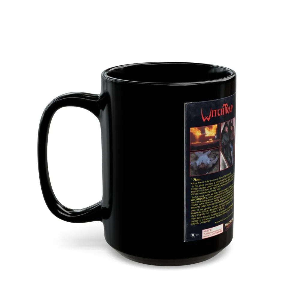 WITCHTRAP (VHS COVER) - Black Coffee Mug-Go Mug Yourself