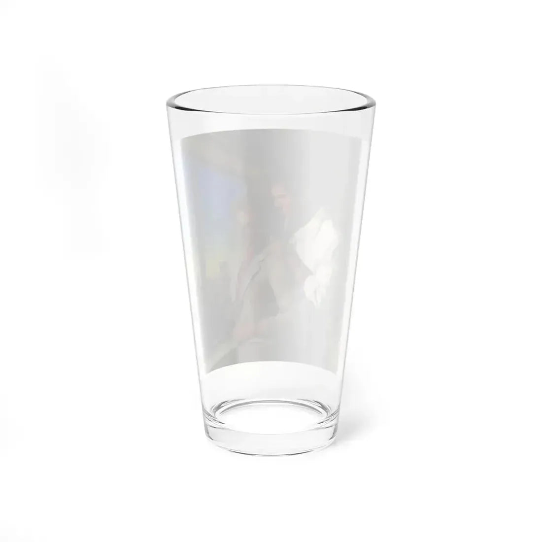 With No Reservations, Harlequin Presents 1266 Cover Painting (Harlequin Books, 1990) - Pint Glass 16oz - Go Mug Yourself