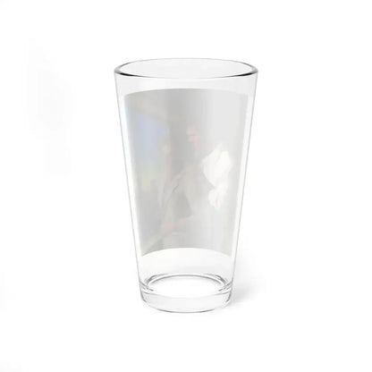 With No Reservations, Harlequin Presents 1266 Cover Painting (Harlequin Books, 1990) - Pint Glass 16oz - Go Mug Yourself