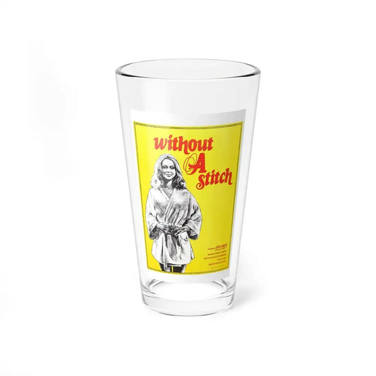 WITHOUT A STITCH 1968 Movie Poster - Pint Glass 16oz 16oz - Go Mug Yourself