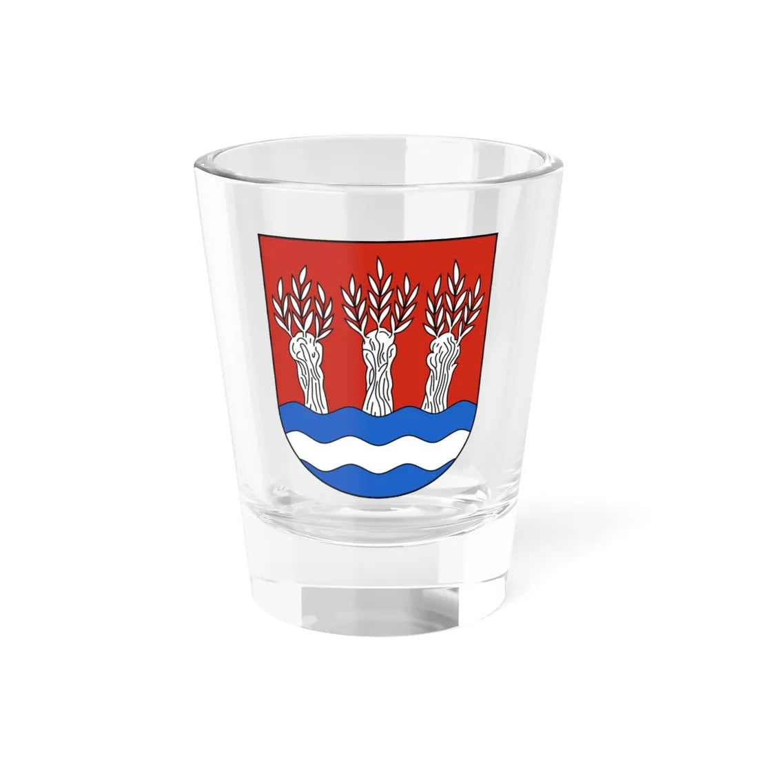 Wittenbach-blazon (Switzerland) (Coat of Arms) Shot Glass 1.5oz 1.5oz - Go Mug Yourself