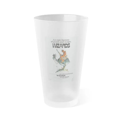 WIZARDS 1977 Movie Poster - Frosted Pint Glass 16oz 16oz Frosted - Go Mug Yourself