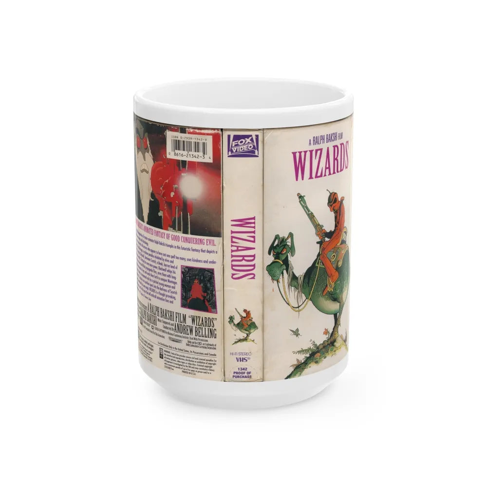 WIZARDS (VHS COVER) - White Coffee Mug-15oz-Go Mug Yourself