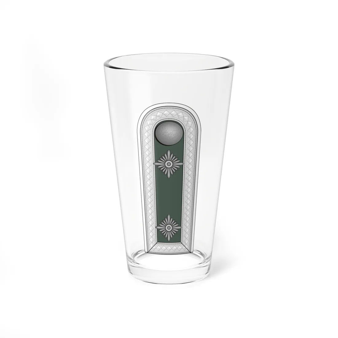 WMacht H OR7 OFw Inf (Germany) (Military Rank) Pint Glass 16oz 16oz - Go Mug Yourself