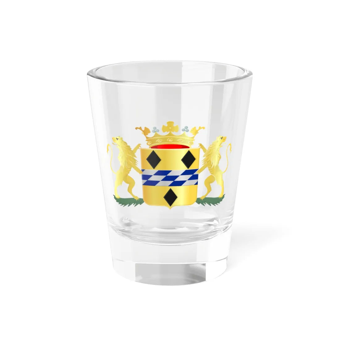 Woerden wapen (Netherlands) (Coat of Arms) Shot Glass 1.5oz 1.5oz - Go Mug Yourself