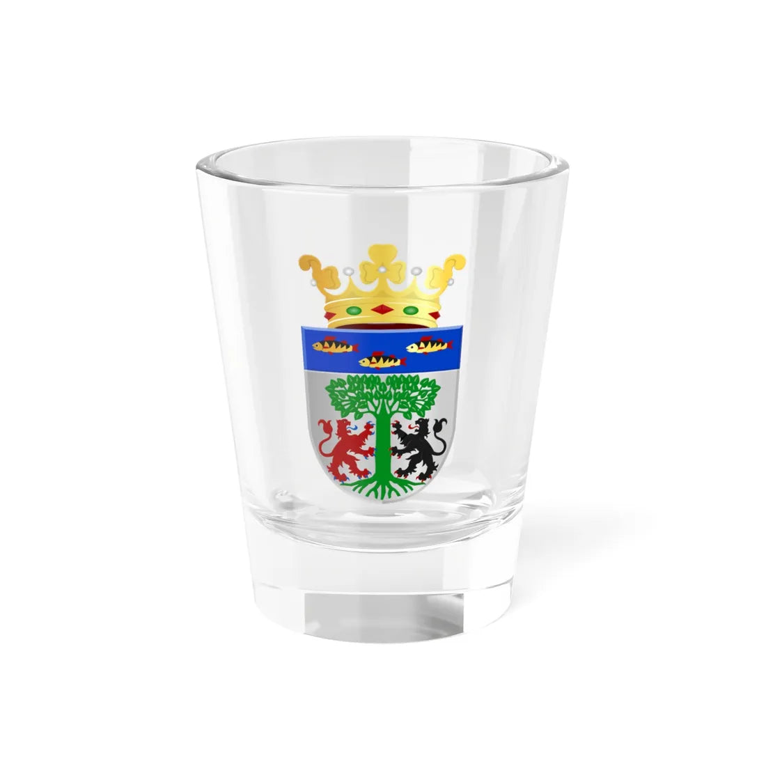 Wognum Wapen (Netherlands) (Coat of Arms) Shot Glass 1.5oz 1.5oz - Go Mug Yourself