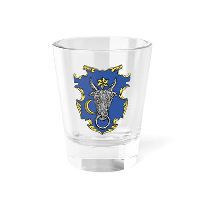 Wojewodztwo woloskie - Paprocki - color (Moldova) (Coat of Arms) Shot Glass 1.5oz 1.5oz - Go Mug Yourself