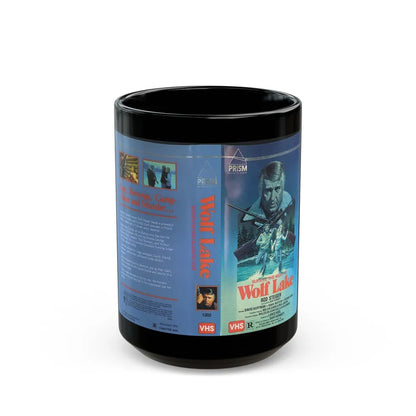 WOLF LAKE (VHS COVER) - Black Coffee Mug-15oz-Go Mug Yourself