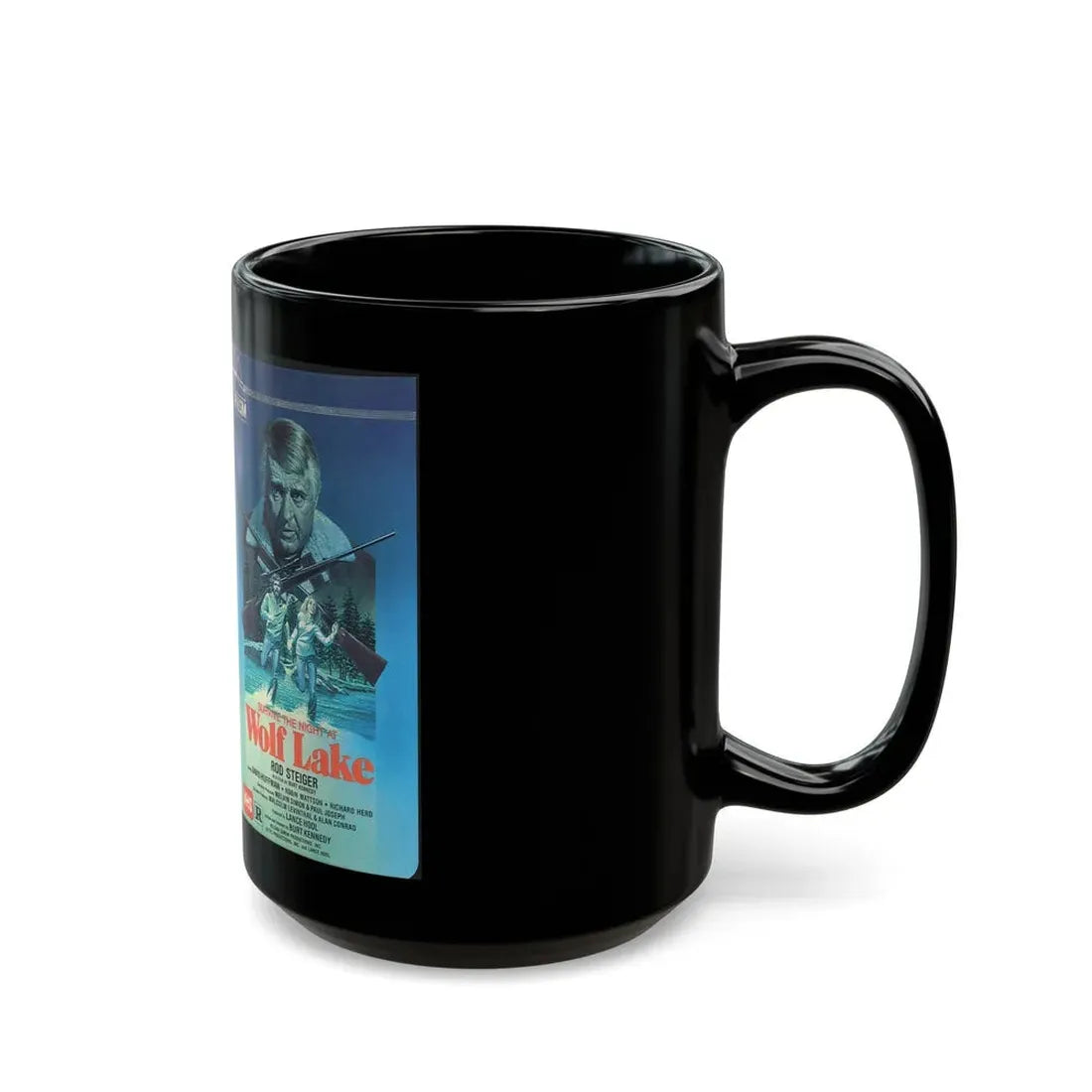 WOLF LAKE (VHS COVER) - Black Coffee Mug - Go Mug Yourself