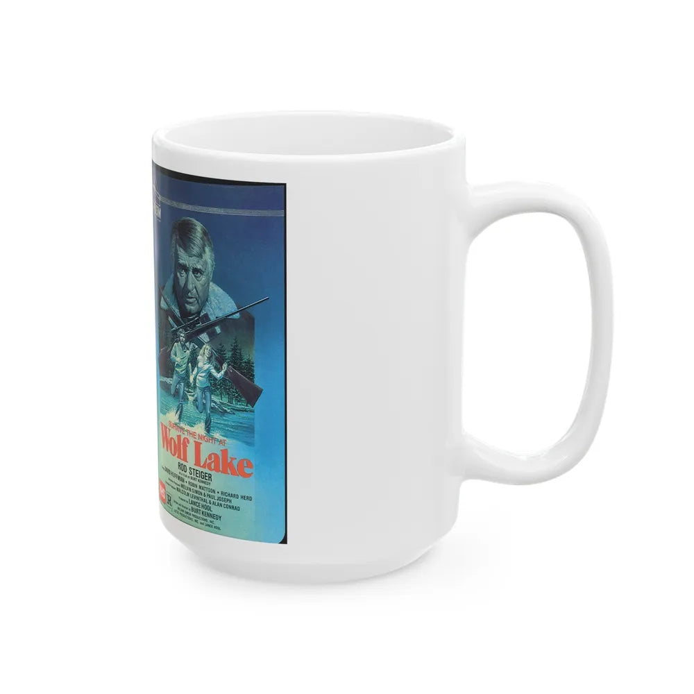 WOLF LAKE (VHS COVER) - White Coffee Mug-Go Mug Yourself