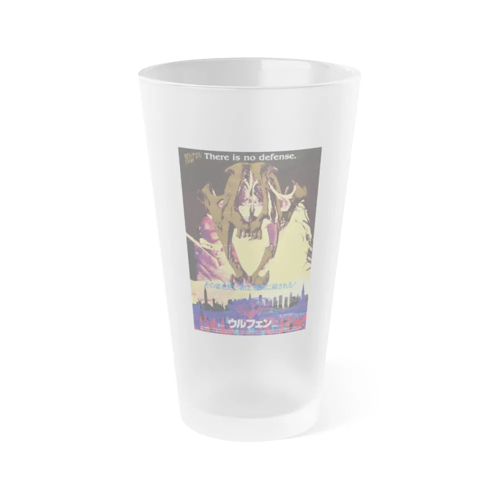 WOLFEN (ASIAN 2) 1981 Movie Poster - Frosted Pint Glass 16oz-Go Mug Yourself