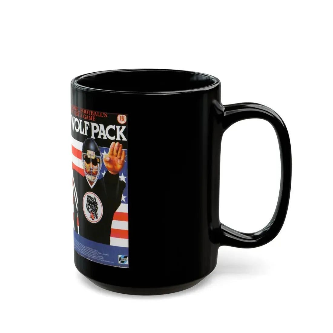 WOLFPACK (VHS COVER) - Black Coffee Mug - Go Mug Yourself