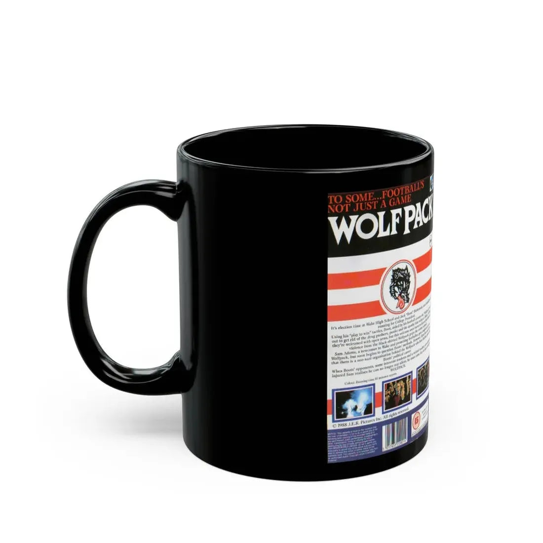 WOLFPACK (VHS COVER) - Black Coffee Mug - Go Mug Yourself
