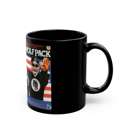 WOLFPACK (VHS COVER) - Black Coffee Mug-Go Mug Yourself