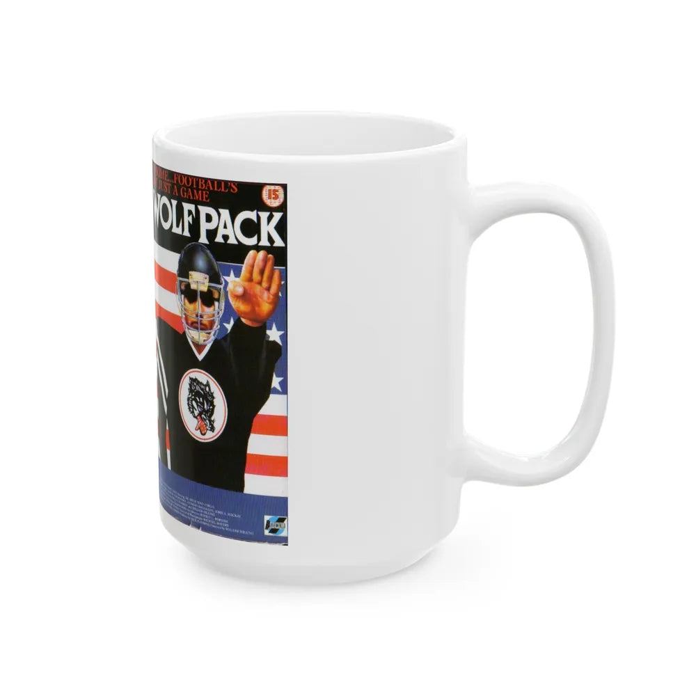 WOLFPACK (VHS COVER) - White Coffee Mug-Go Mug Yourself