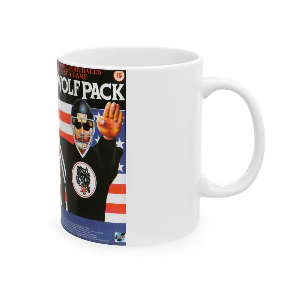 WOLFPACK (VHS COVER) - White Coffee Mug-Go Mug Yourself