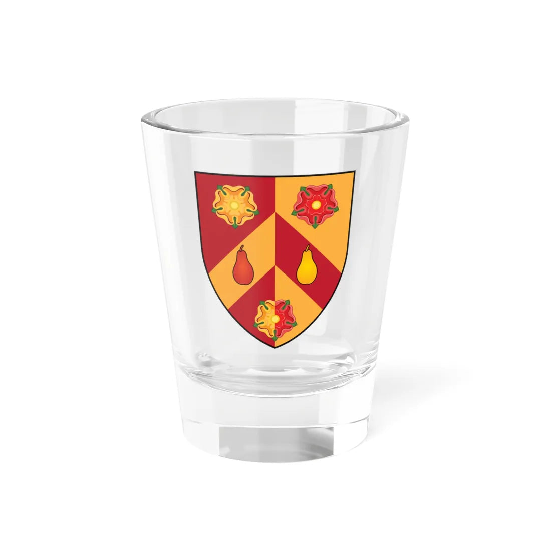 Wolfson College Oxford Coat Of Arms (England) (Coat of Arms) Shot Glass 1.5oz 1.5oz - Go Mug Yourself