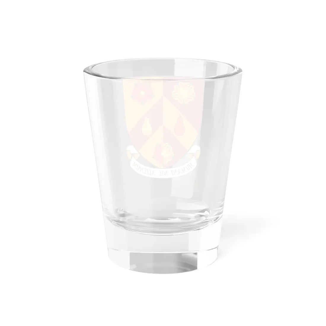 Wolfson College Oxford Coat Of Arms Motto (England) (Coat of Arms) Shot Glass 1.5oz - Go Mug Yourself