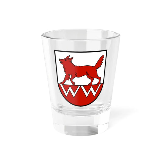 Wolfwil-blason (Switzerland) (Coat of Arms) Shot Glass 1.5oz 1.5oz - Go Mug Yourself