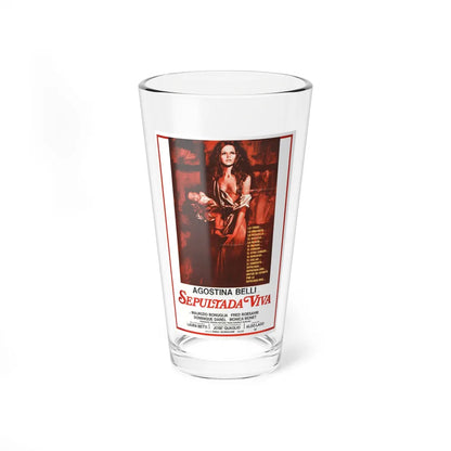 WOMAN BURIED ALIVE 1973 Movie Poster - Pint Glass 16oz-16oz-Go Mug Yourself