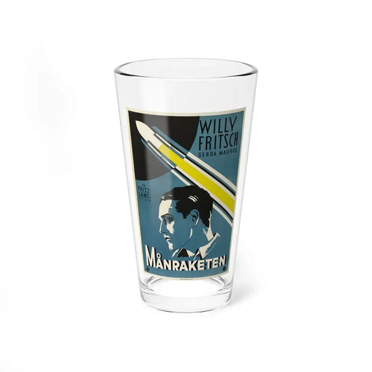 WOMAN IN THE MOON 1929 Movie Poster - Pint Glass 16oz 16oz - Go Mug Yourself
