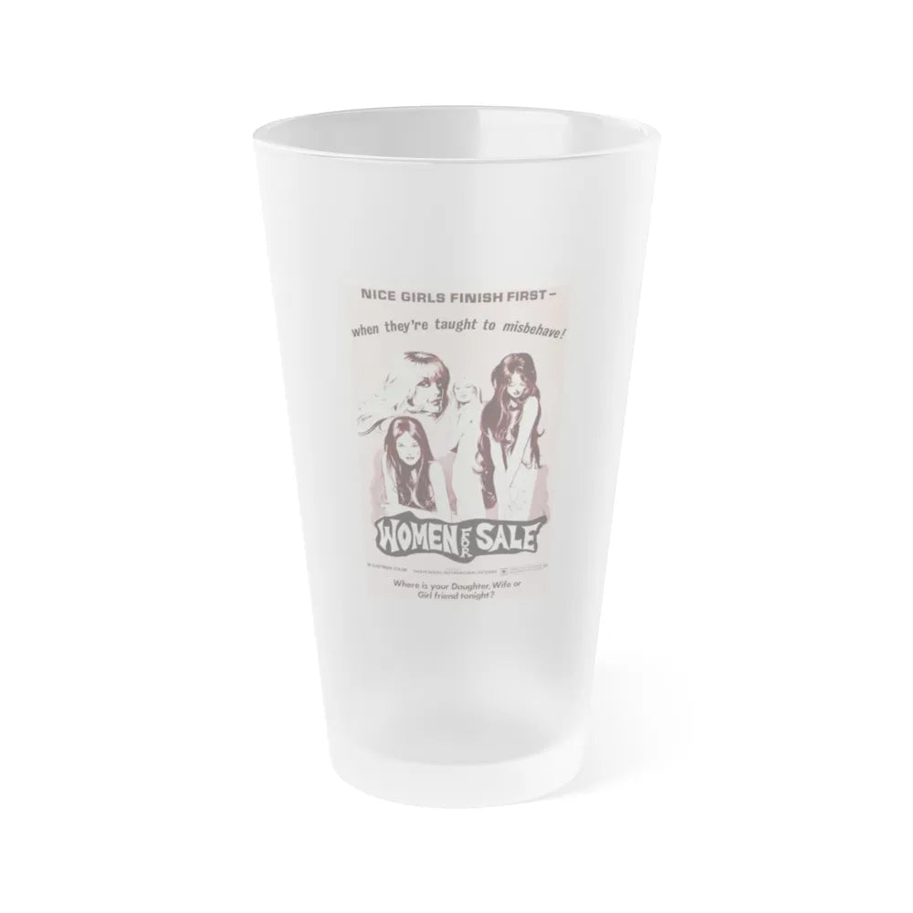 WOMEN FOR SALE 1969 Movie Poster - Frosted Pint Glass 16oz-Go Mug Yourself