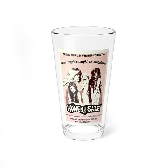 WOMEN FOR SALE 1969 Movie Poster - Pint Glass 16oz 16oz - Go Mug Yourself