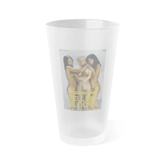 WOMEN IN CELL BLOCK 9 1978 Movie Poster - Frosted Pint Glass 16oz 16oz Frosted - Go Mug Yourself