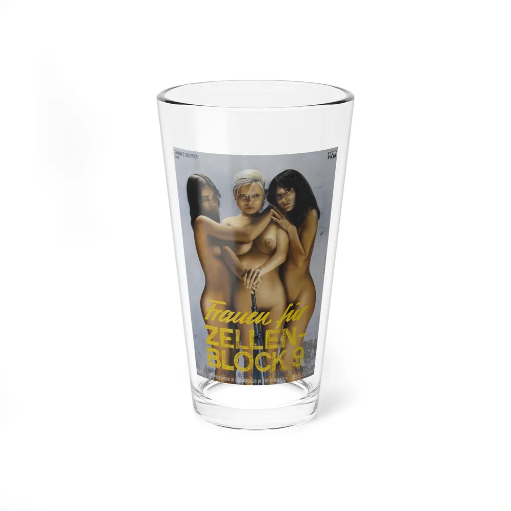 WOMEN IN CELL BLOCK 9 1978 Movie Poster - Pint Glass 16oz-16oz-Go Mug Yourself