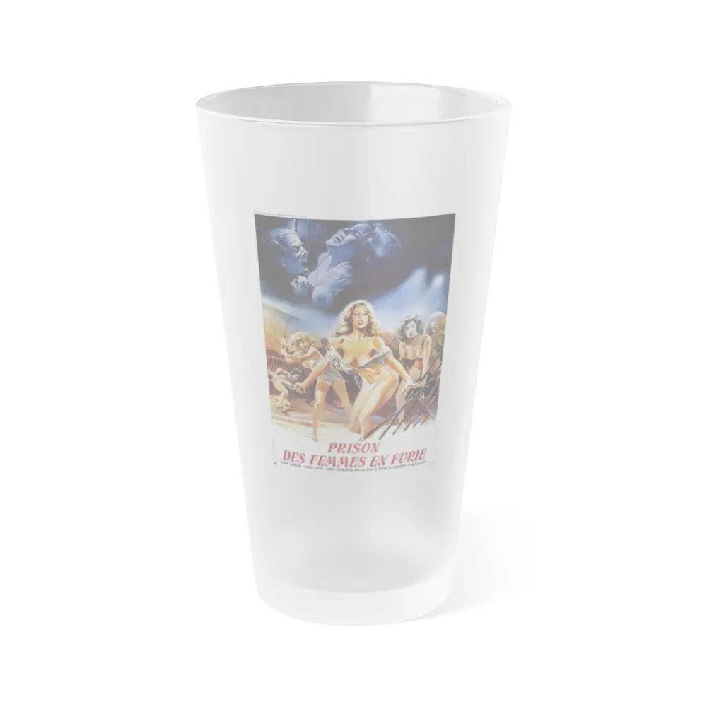 WOMEN IN FURY 1984 Movie Poster - Frosted Pint Glass 16oz-Go Mug Yourself