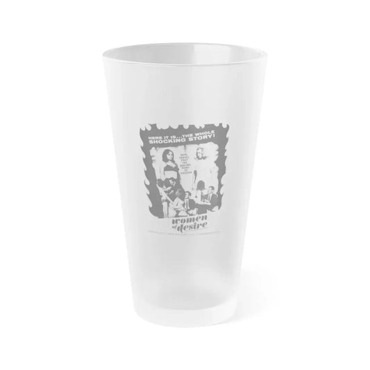 WOMEN OF DESIRE 1967 Movie Poster - Frosted Pint Glass 16oz Default Title - Go Mug Yourself