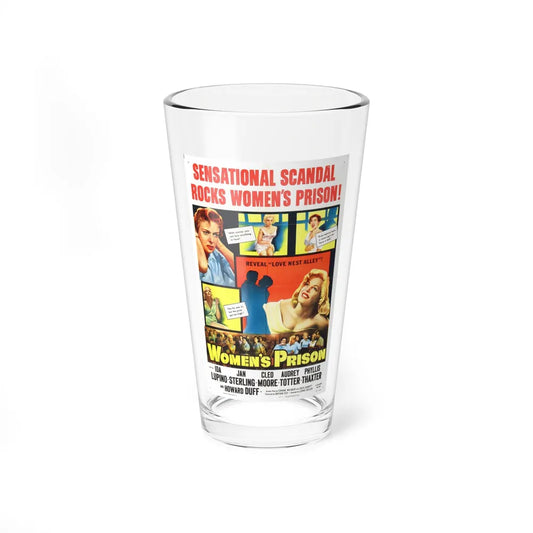 WOMEN'S PRISON 1955 Movie Poster - Pint Glass 16oz-16oz-Go Mug Yourself