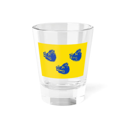 Wommelgem vlag (Belgium) Shot Glass 1.5oz 1.5oz - Go Mug Yourself