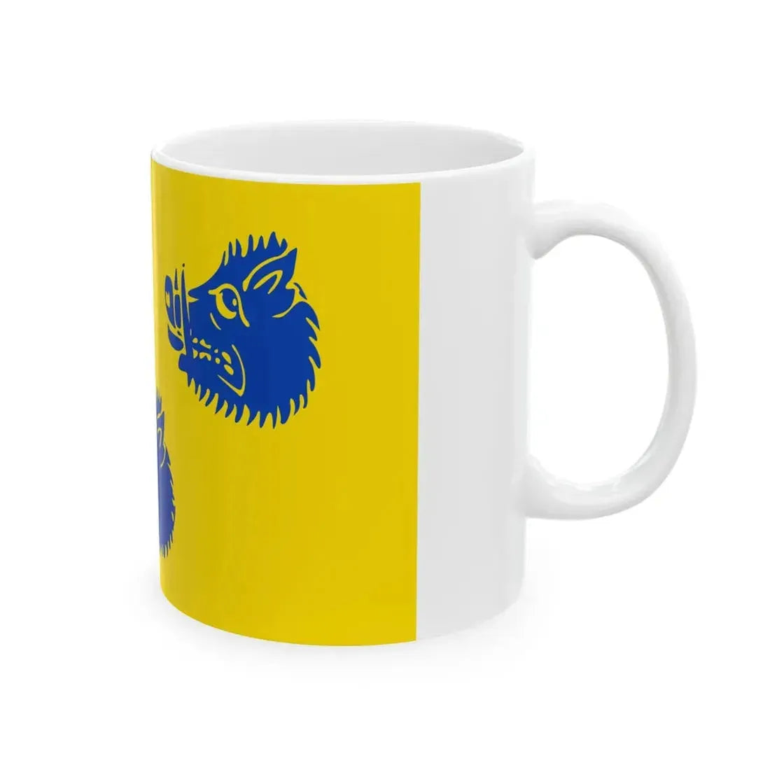 Wommelgem vlag (Belgium) White Coffee Mug - Go Mug Yourself
