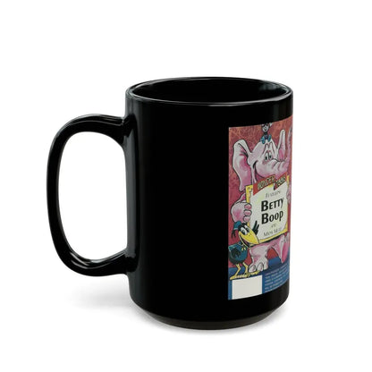 WONDER TOONS BETTY BOOP (VHS COVER) - Black Coffee Mug - Go Mug Yourself