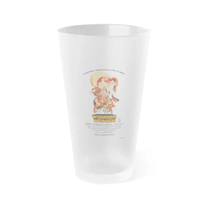 WONDER WOMEN 1973 Movie Poster - Frosted Pint Glass 16oz 16oz Frosted - Go Mug Yourself