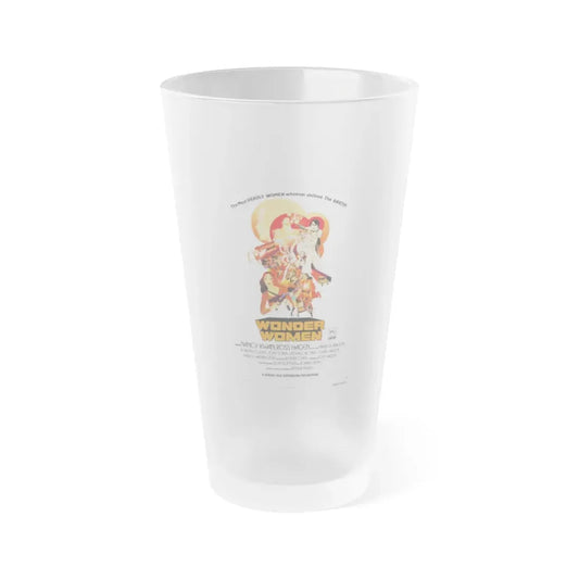 WONDER WOMEN 1973 Movie Poster - Frosted Pint Glass 16oz 16oz Frosted - Go Mug Yourself