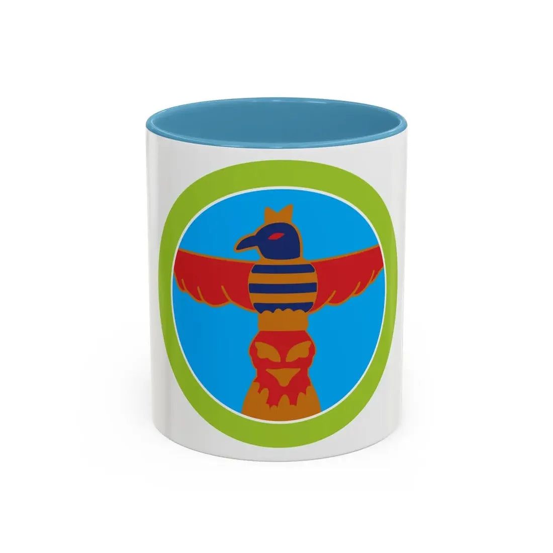 Wood Carving (Boy Scout Merit Badge) Accent Coffee Mug 11oz Light Blue - Go Mug Yourself