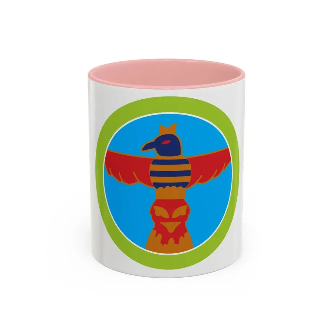 Wood Carving (Boy Scout Merit Badge) Accent Coffee Mug 11oz Pink - Go Mug Yourself