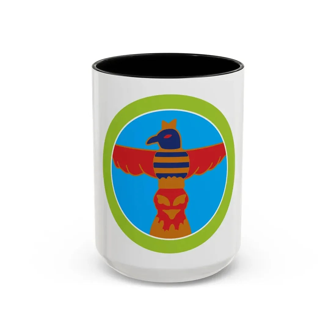 Wood Carving (Boy Scout Merit Badge) Accent Coffee Mug 15oz Black - Go Mug Yourself