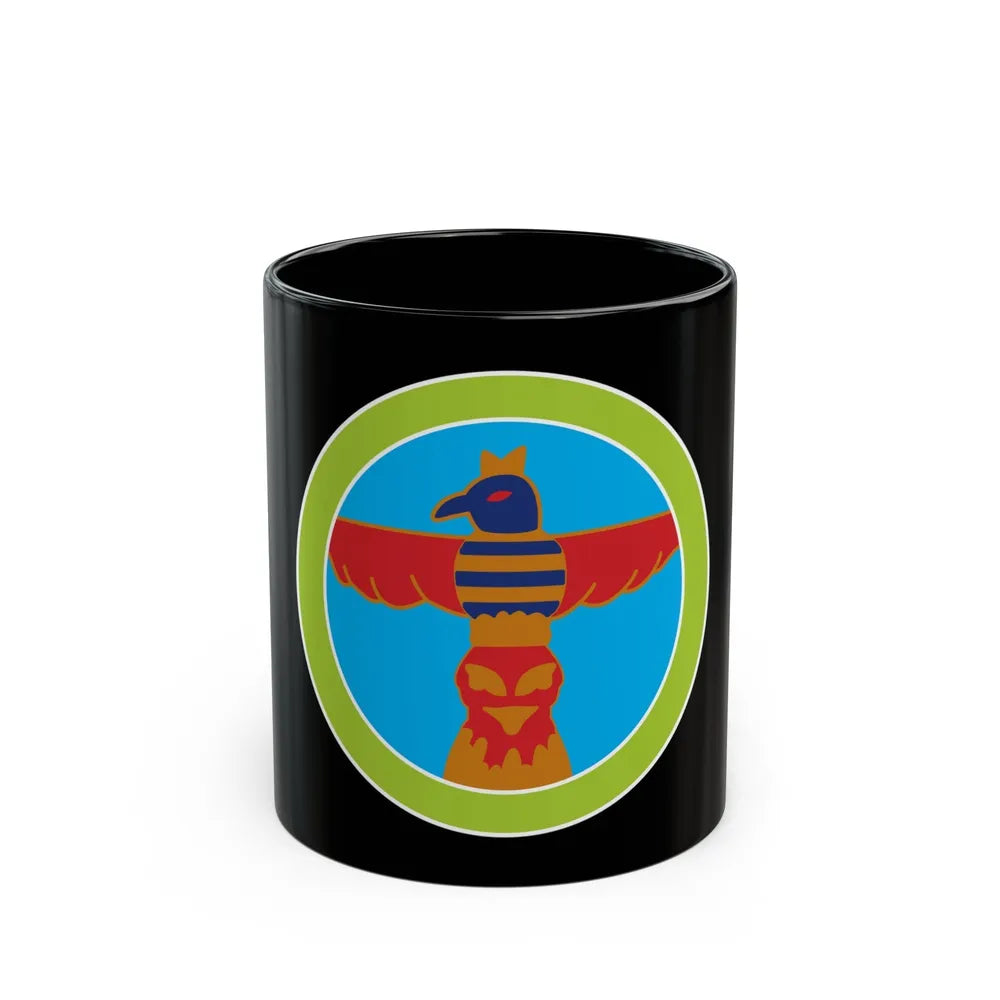 Wood Carving (Boy Scout Merit Badge) Black Coffee Mug-11oz-Go Mug Yourself